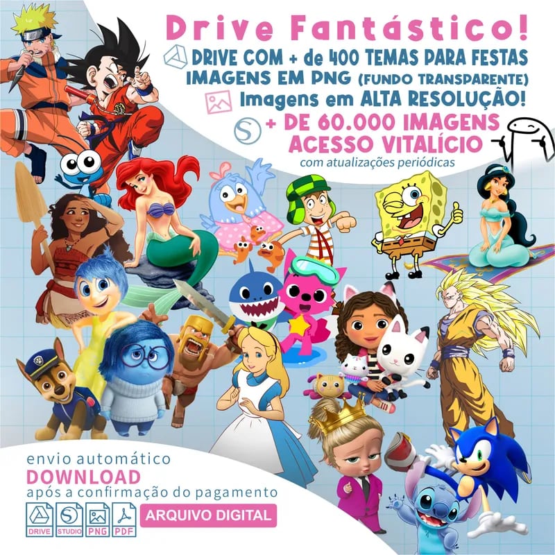 Drive Fantástico! Mais de 400 Temas para Festas
