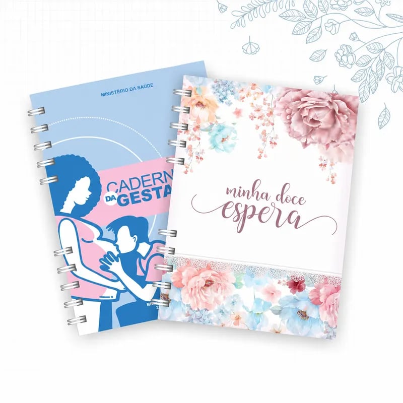 Caderneta e Diário da Gestante - Minha Doce Espera