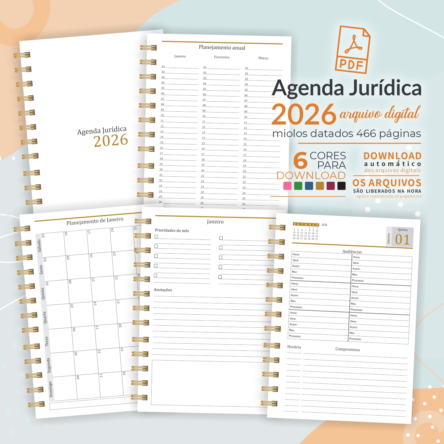 Mockup Agenda Jurídica 2026 03